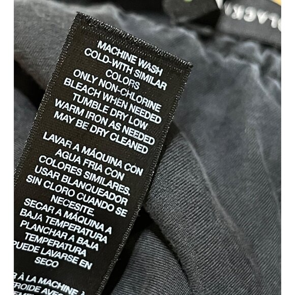 WHBM The Jogger Pants Black 8L Long Elastic Washed Black - Picture 7 of 7